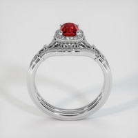 1.12 Ct. Ruby Ring, Platinum 950 3