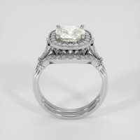 2.61 Ct. Yellow Sapphire Ring, Platinum 950 3