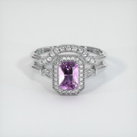 1.00 Ct. Sapphire Ring, Platinum 950 1