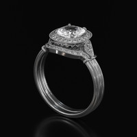 1.34 Ct. Sapphire Ring, Platinum 950 2