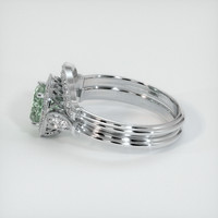1.00 Ct. Sapphire Ring, Platinum 950 4