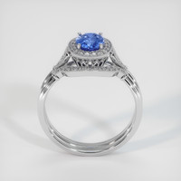1.33 Ct. Blue Sapphire Ring, 10K White Gold 3