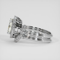 2.61 Ct. Yellow Sapphire Ring, 10K White Gold 4