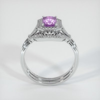 1.00 Ct. Sapphire Ring, 18K White Gold 3