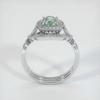 1.00 Ct. Sapphire Ring, 18K White Gold 3