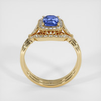 1.00 Ct. Sapphire Ring, 18K Yellow Gold 3
