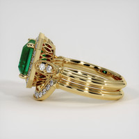 2.70 Ct. Emerald Ring, 18K Yellow Gold 4