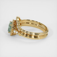 1.00 Ct. Sapphire Ring, 18K Yellow Gold 4