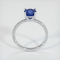 1.89 Ct. Blue Sapphire Ring, Platinum 950 3