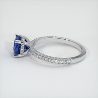 1.89 Ct. Blue Sapphire Ring, Platinum 950 4