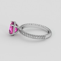 3.09 Ct. Pink Sapphire Ring, Platinum 950 4