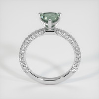 1.07 Ct. Green Sapphire Ring, Platinum 950 3