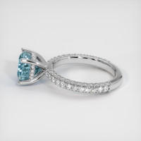 3.24 Ct. Sapphire Ring, Platinum 950 4