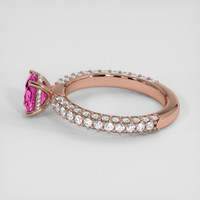 1.04 Ct. Pink Sapphire Ring, 14K Rose Gold 4