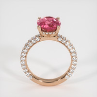 3.18 Ct. Sapphire Ring, 14K Rose Gold 3