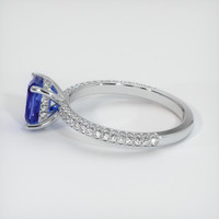 1.28 Ct. Sapphire Ring, 14K White Gold 4