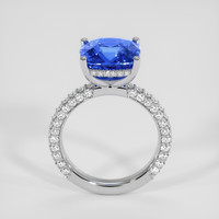 5.07 Ct. Blue Sapphire Ring, 14K White Gold 3