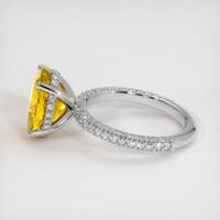 7.92 Ct. Sapphire Ring, 14K White Gold 4