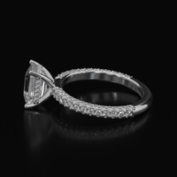 2.51 Ct. Sapphire Ring, 14K White Gold 4