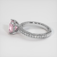 3.05 Ct. Pink Sapphire Ring, 14K White Gold 4