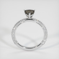 1.18 Ct. Greenish Brown Sapphire Ring, 14K White Gold 3