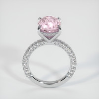 4.41 Ct. Pink Sapphire Ring, 18K White Gold 3