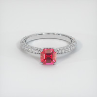 Ruby Ring 1.04 Ct., 18K White Gold Preview