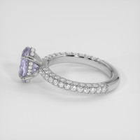 1.76 Ct. Purple Sapphire Ring, 18K White Gold 4