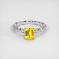 2.02 Ct. Sapphire Ring, 18K White Gold 1