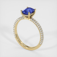 1.28 Ct. Sapphire Ring, 14K Yellow Gold 2