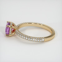 1.03 Ct. Sapphire Ring, 14K Yellow Gold 4