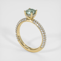 1.07 Ct. Sapphire Ring, 14K Yellow Gold 2