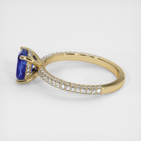 1.28 Ct. Sapphire Ring, 18K Yellow Gold 4