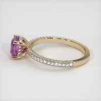 1.29 Ct. Sapphire Ring, 18K Yellow Gold 4