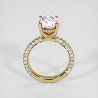 4.41 Ct. Pink Sapphire Ring, 18K Yellow Gold 3