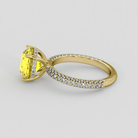 5.12 Ct. Yellow Sapphire Ring, 18K Yellow Gold 4