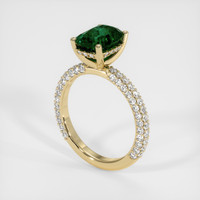 3.08 Ct. Sapphire Ring, 18K Yellow Gold 2