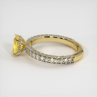 1.08 Ct. Sapphire Ring, 18K Yellow Gold 4