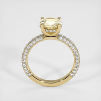 2.54 Ct. Yellow Sapphire Ring, 18K Yellow Gold 3
