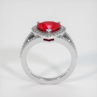 2.59 Ct. Ruby Ring, Platinum 950 3