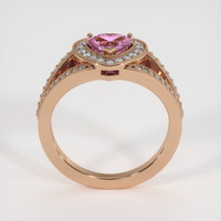 0.99 Ct. Sapphire Ring, 14K Rose Gold 3