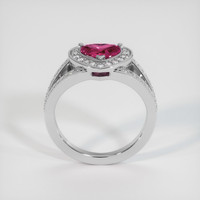 0.72 Ct. Gemstone Ring, 14K White Gold 3