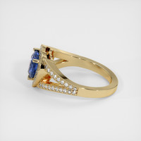 1.92 Ct. Blue Sapphire Ring, 14K Yellow Gold 4