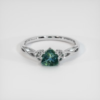 0.83 Ct. Sapphire Ring, Platinum 950 1
