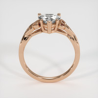 1.10 Ct. White Sapphire Ring, 18K Rose Gold 3