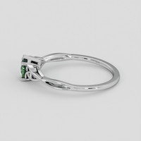 0.94 Ct. Green Sapphire Ring, Silver 4