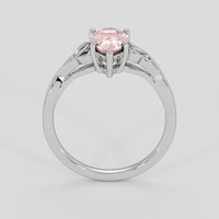 1.36 Ct. Padparadscha Sapphire Ring, Silver 3