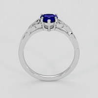 1.18 Ct. Blue Sapphire Ring, 10K White Gold 3
