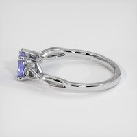 0.65 Ct. Sapphire Ring, 14K White Gold 4