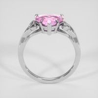 1.96 Ct. Pink Sapphire Ring, 18K White Gold 3